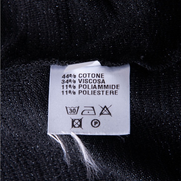 NEW with Tags MISSONI Black Gold Knit see Thru Dress - Picture 2 of 3